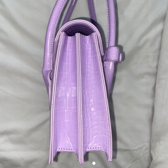 Purple croc embossed purse - Picture 3 of 4